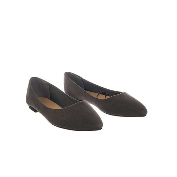 City Classified Womens Comfort Pointed Wide Width Slip-On Ballet Flats City Classified Womens Comfort Pointed Wide Width Slip-On Ballet Flats